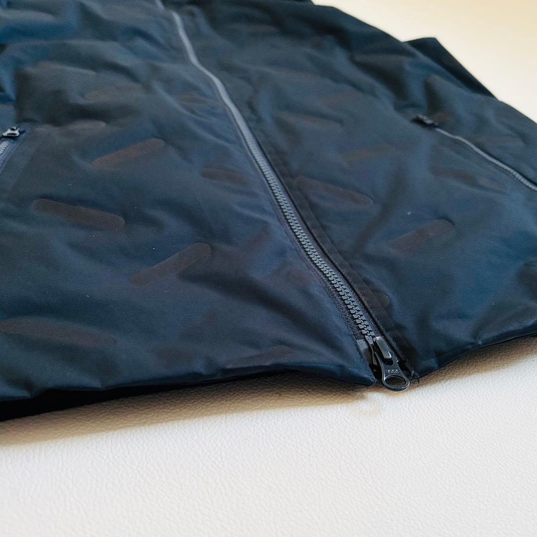 1840【極美品】パーリーゲイツ　エアーベスト　調整可能　ブラック　XL相当