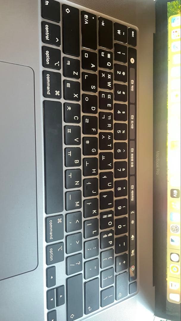 MacBook Pro 16インチ 2019 韓国キーボード