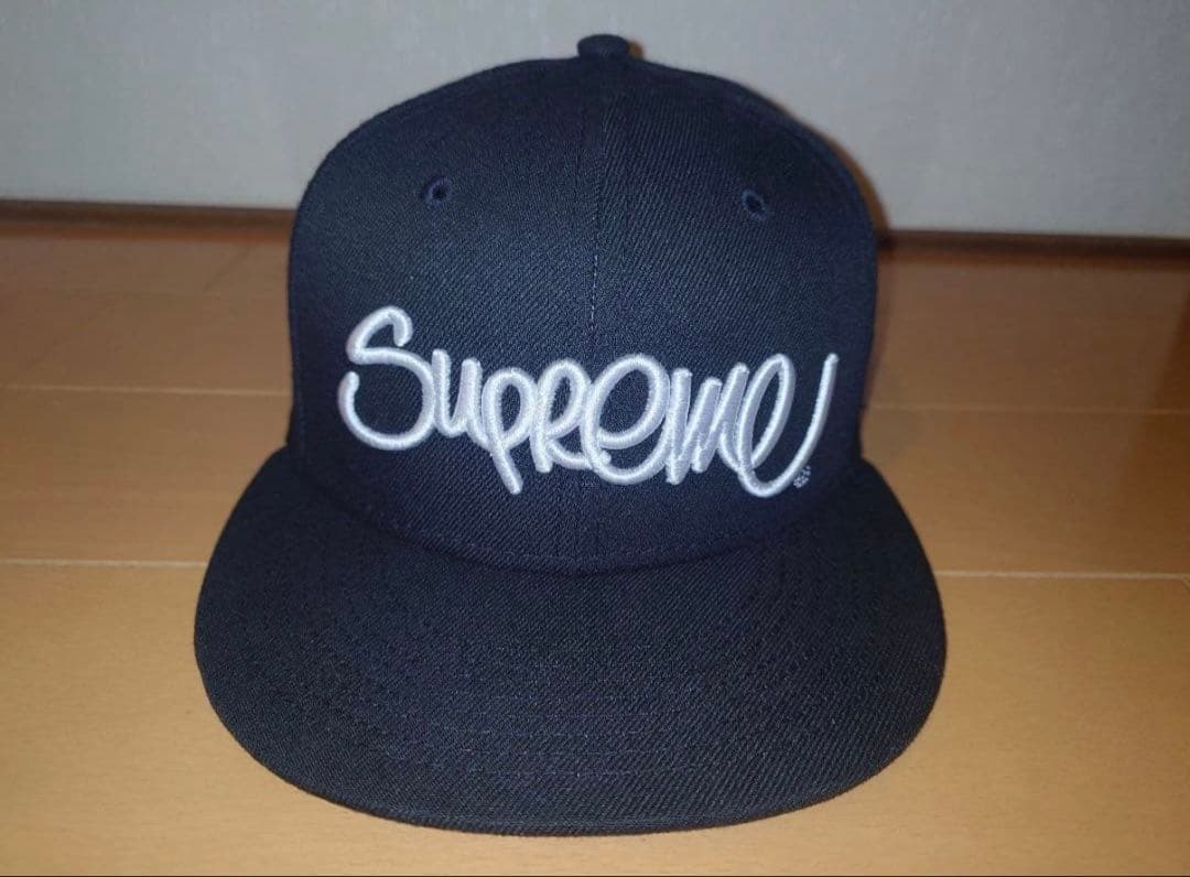 supreme handstyle New eraキャップ3/8 美品