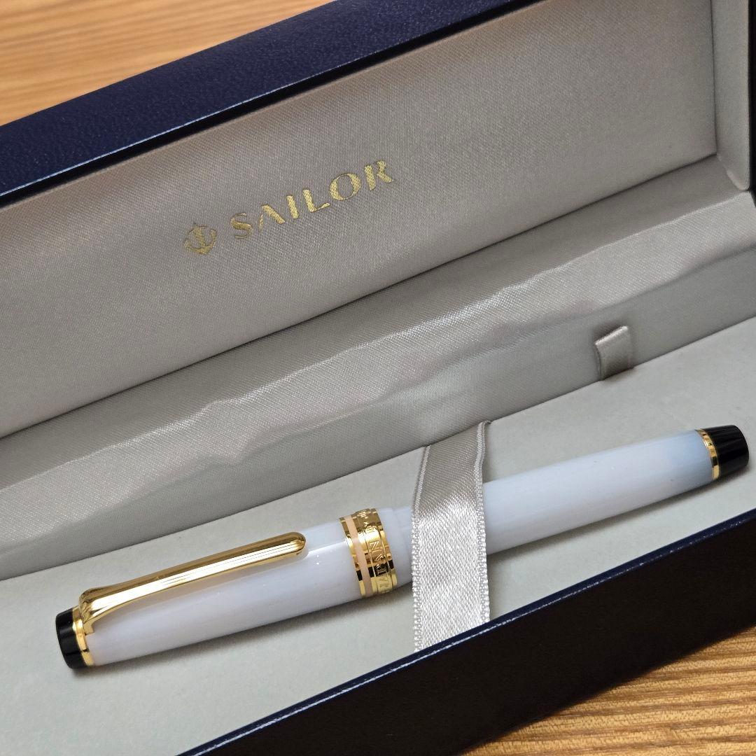 セーラー万年筆 EF 14金 四季織 垂雪