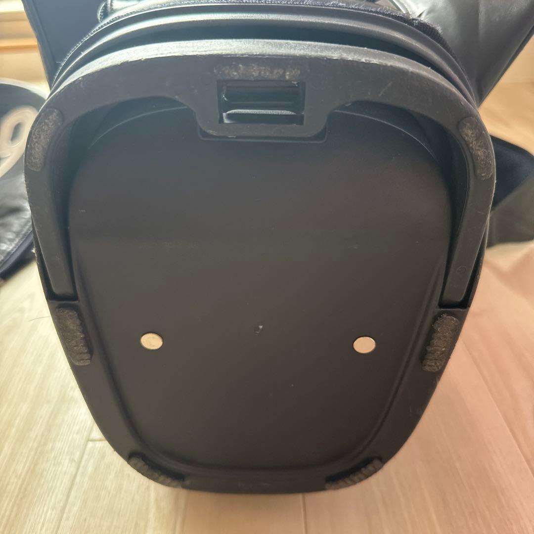 パーリーゲイツ　キャディバッグ　ショルダー式　スタンド式　紺　ネイビー　ゴルフ