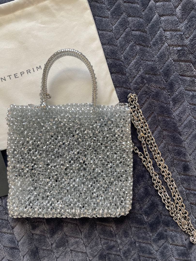 【 美品 】ミニアトゥーラ アンテプリマ シルバー3WAYバッグ