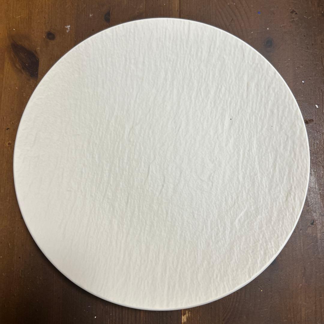 Villeroy & Boch マニファクチャーロックプレート 25cm 白　黒