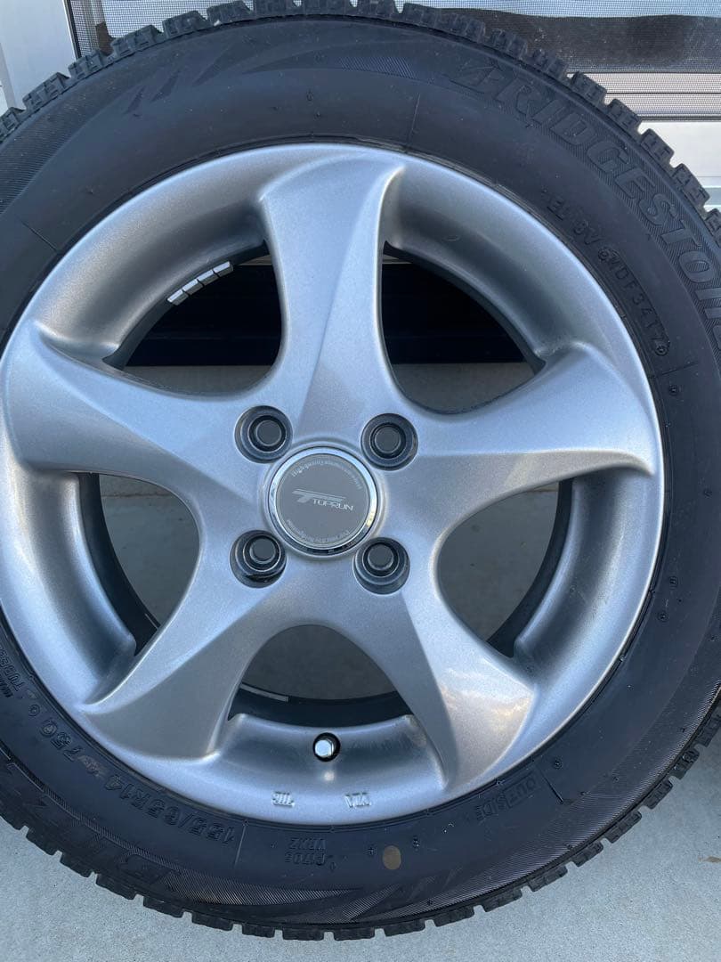 155/65R14 ブリヂストンタイヤ　 ホイール付き 4本セット×2組