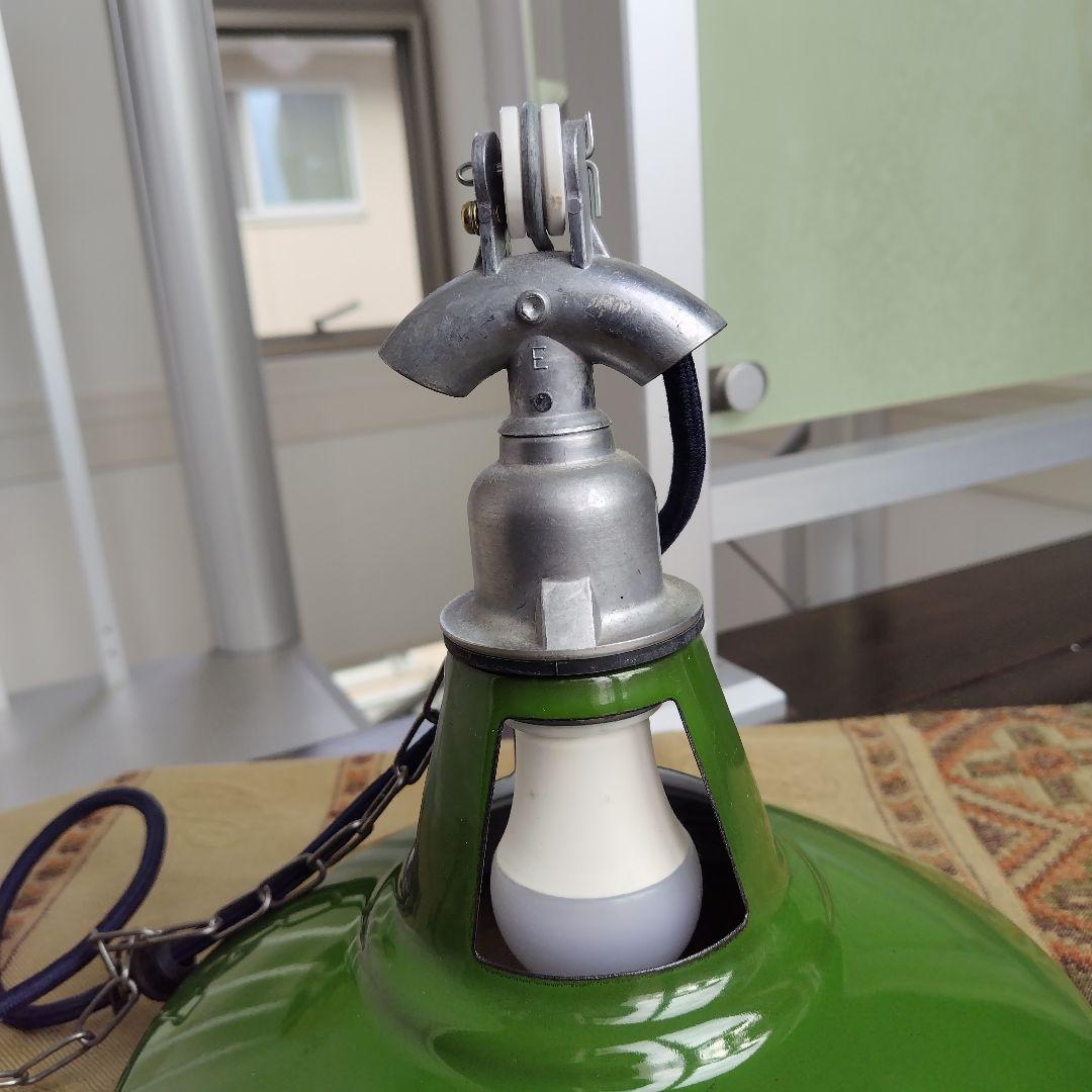 ②アタリあり！展示品アートワークスタジオ フィッシャーマンズペンダントライトМ緑