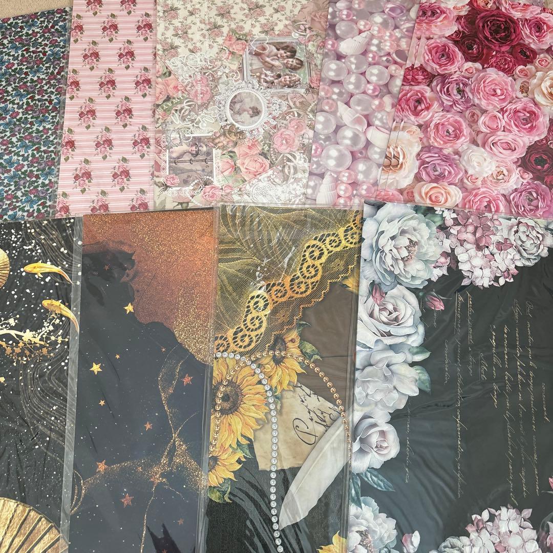 ☆ラスト☆【処分価格】デザインペーパー　大量　まとめ売り