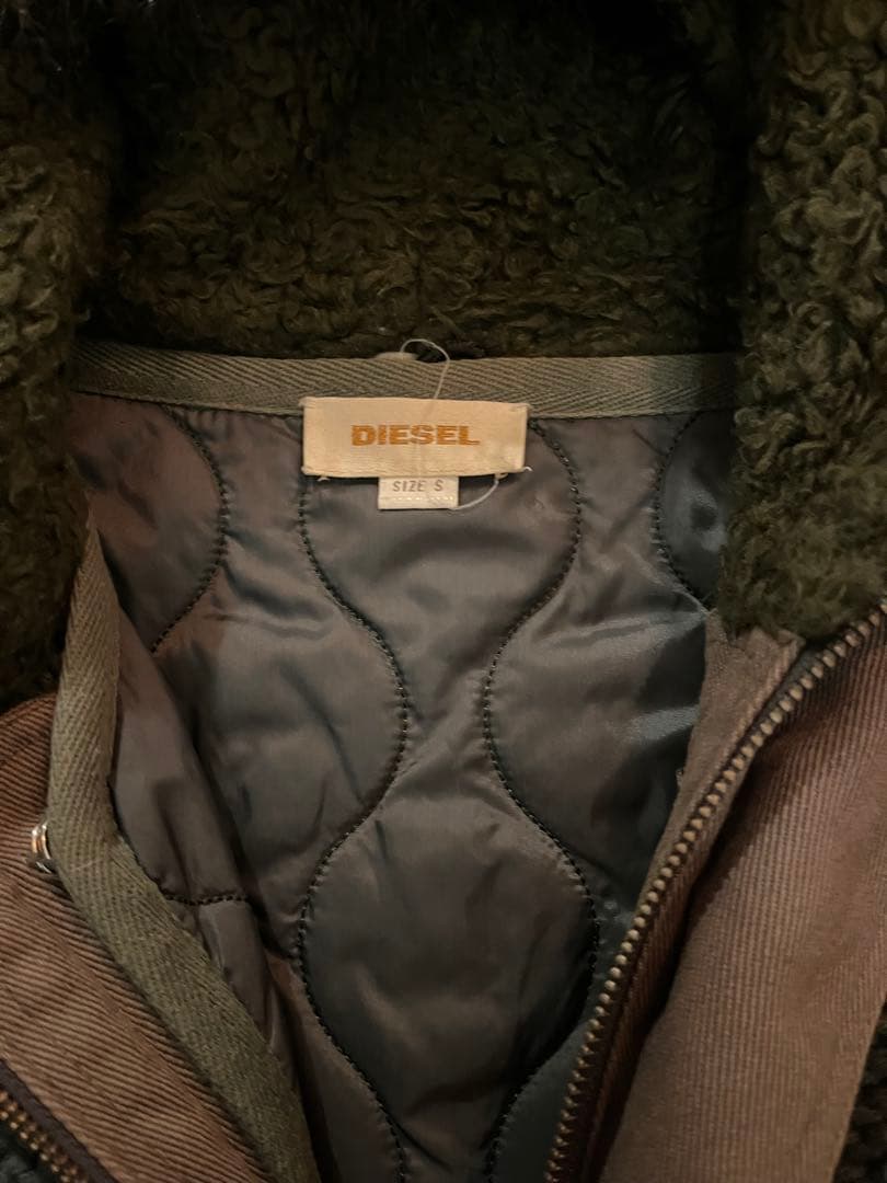 00s DIESEL ニット　モッズコート アウター 2way ユニセックス