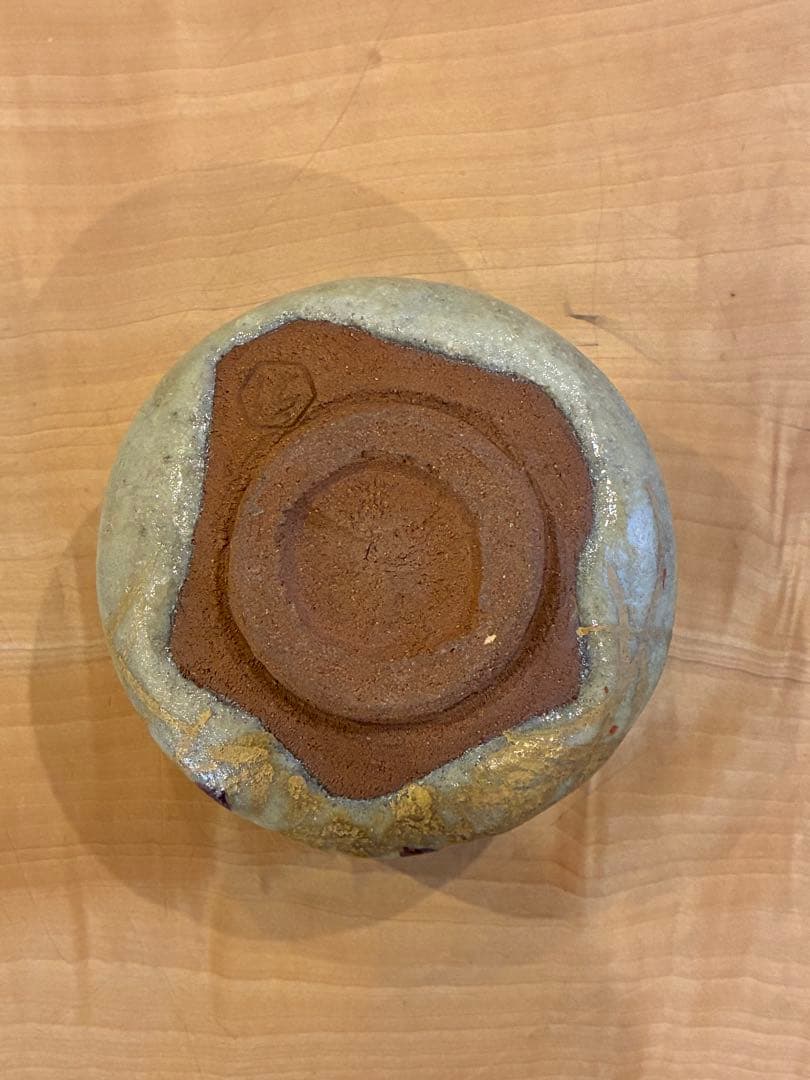 清水六兵衛 古稀彩 秋月 茶碗 抹茶碗 茶道具 共箱