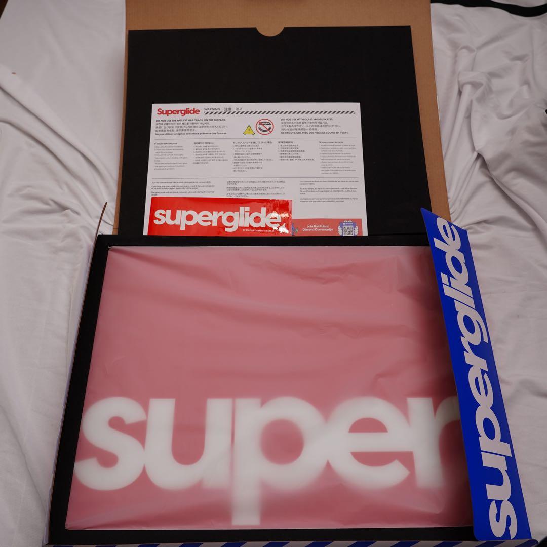 superglide プレミアムガラスマウスパッド Lサイズ