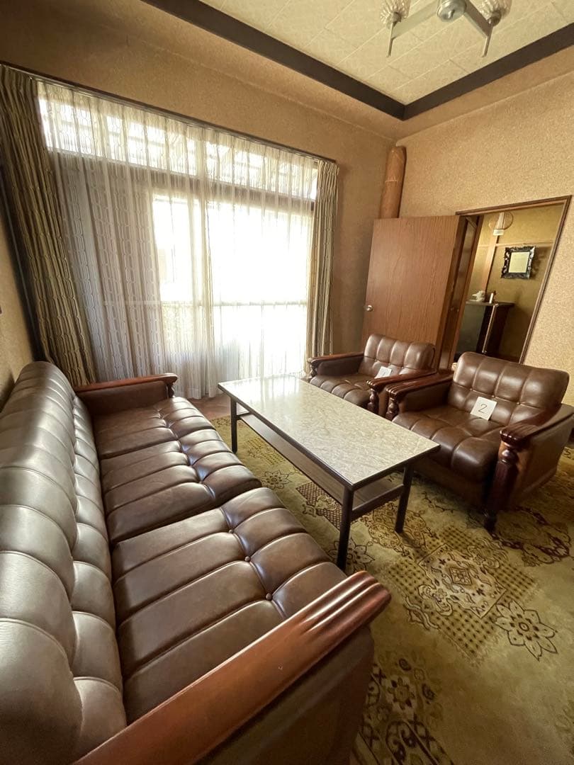 昭和レトロ　1人掛けソファ-2