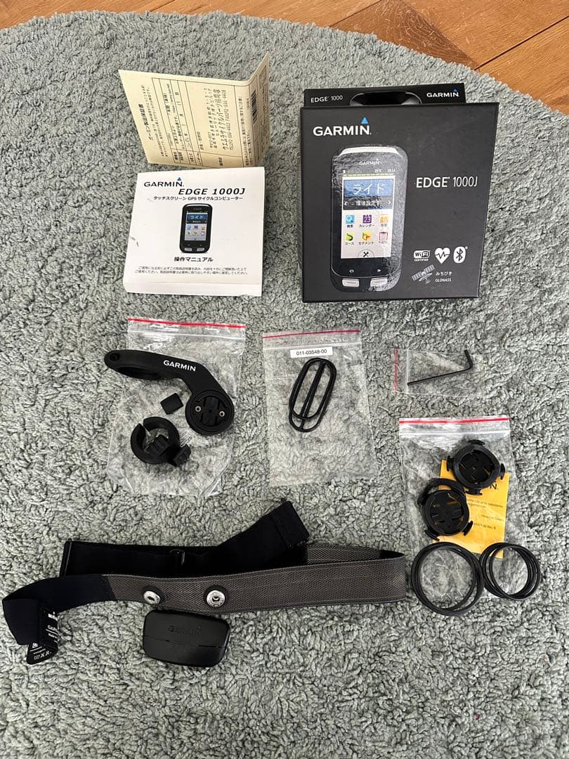 Garmin EDGE 1000J 心拍計付き