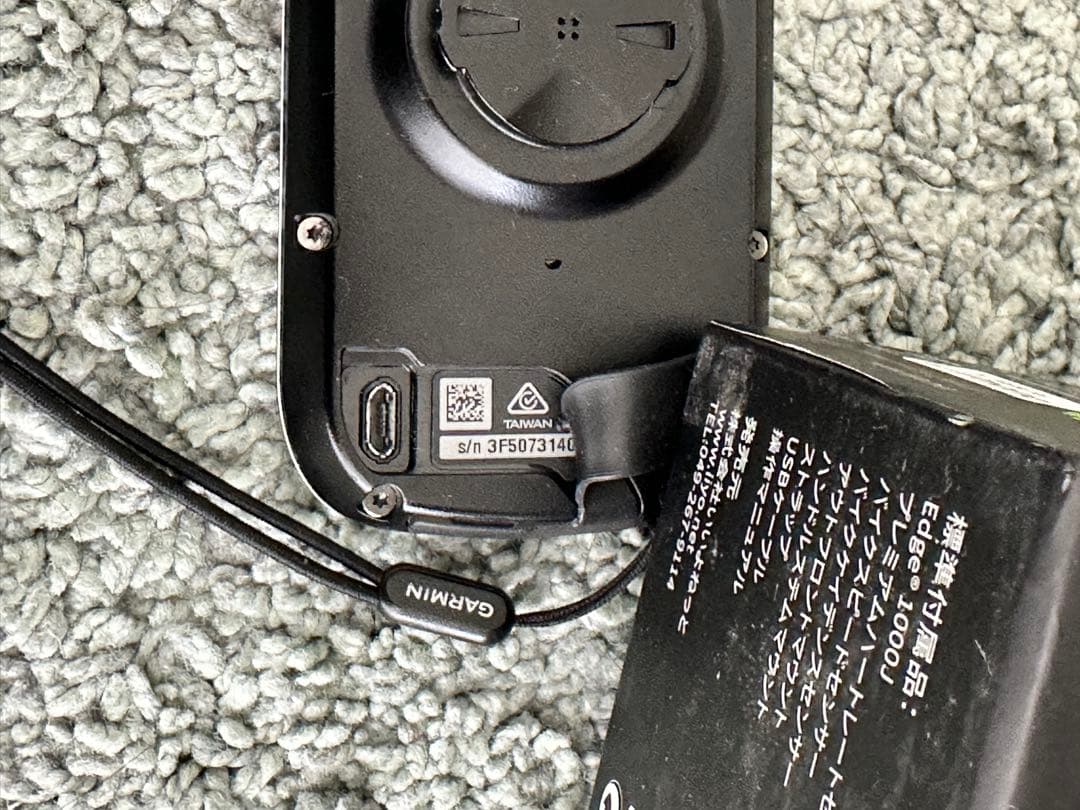 Garmin EDGE 1000J 心拍計付き