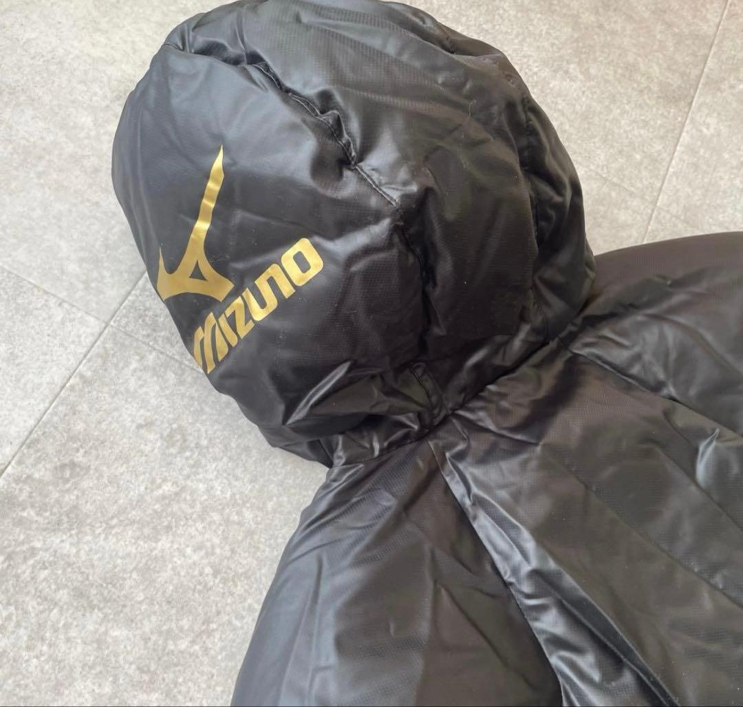 【美品】MIZUNO ベンチコート　 Lサイズ　　ダウンコート　ロング　黒