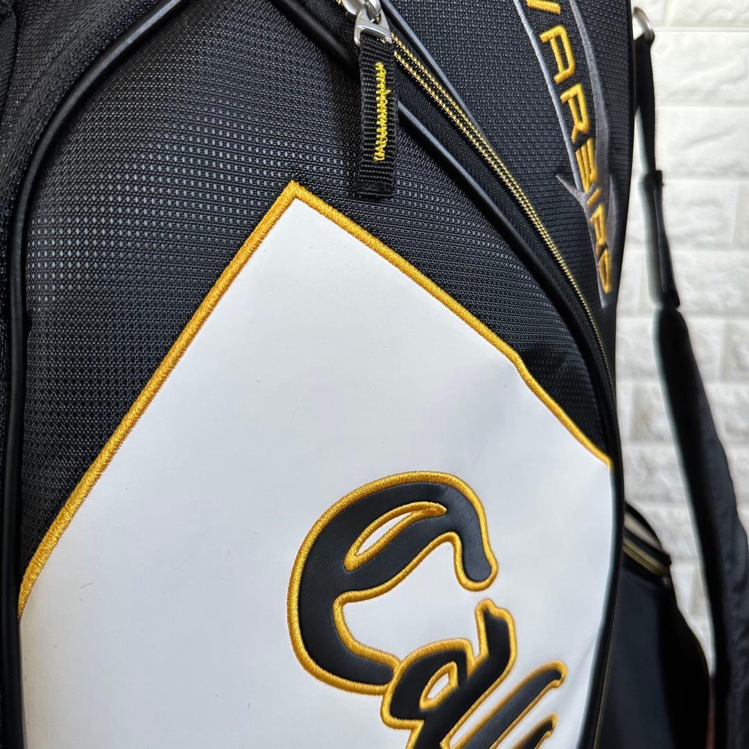 Callaway Warbird キャディバッグ 9型 ブラック×ホワイト