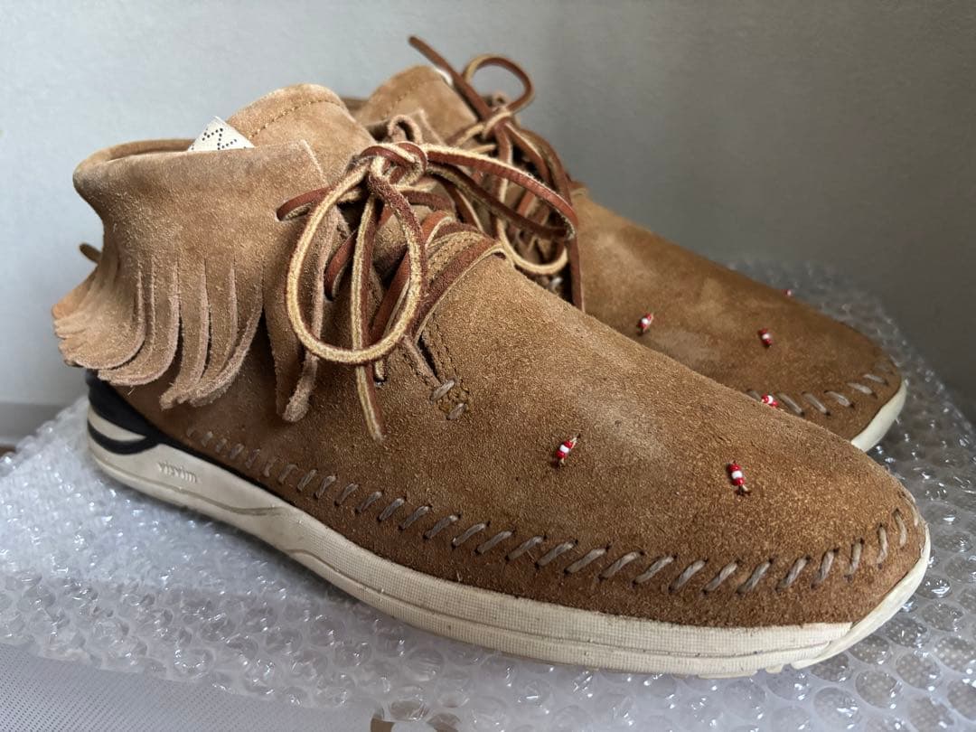 VISVIM FBT SHAMAN-FOLK ビズビム　モカシン　茶　28