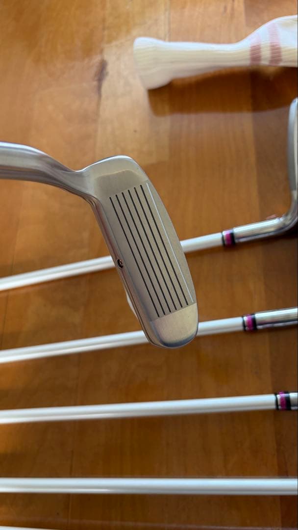 レディース ゴルフクラブセット ホワイト ピンク