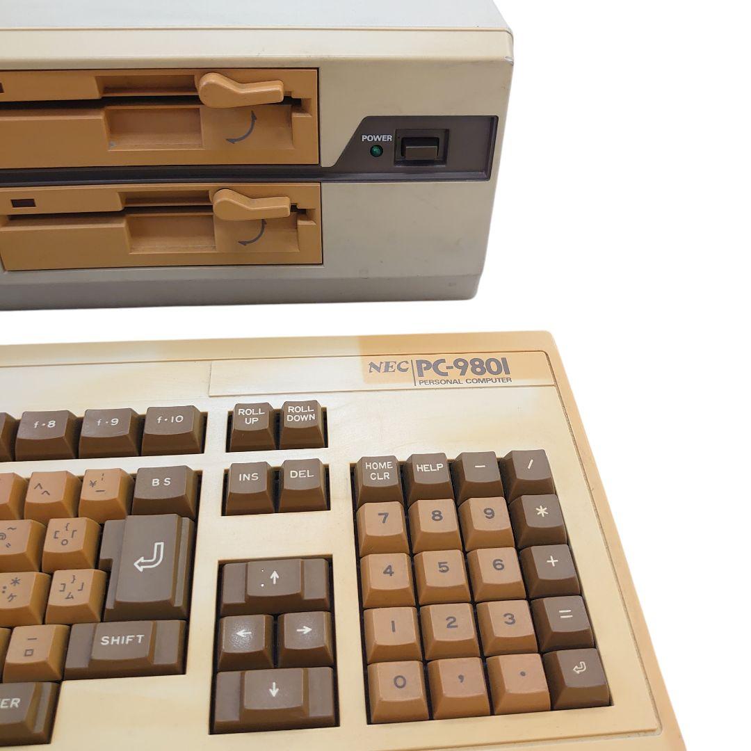 【ヴィンテージパソコン】NEC PC-9801F 通電のみ確認
