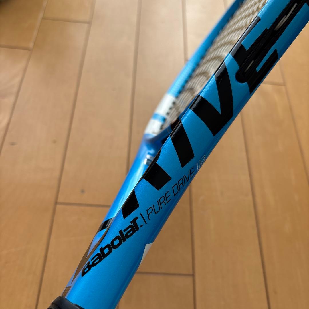 美品　バボラ　ピュアドライブ110 テニスラケット