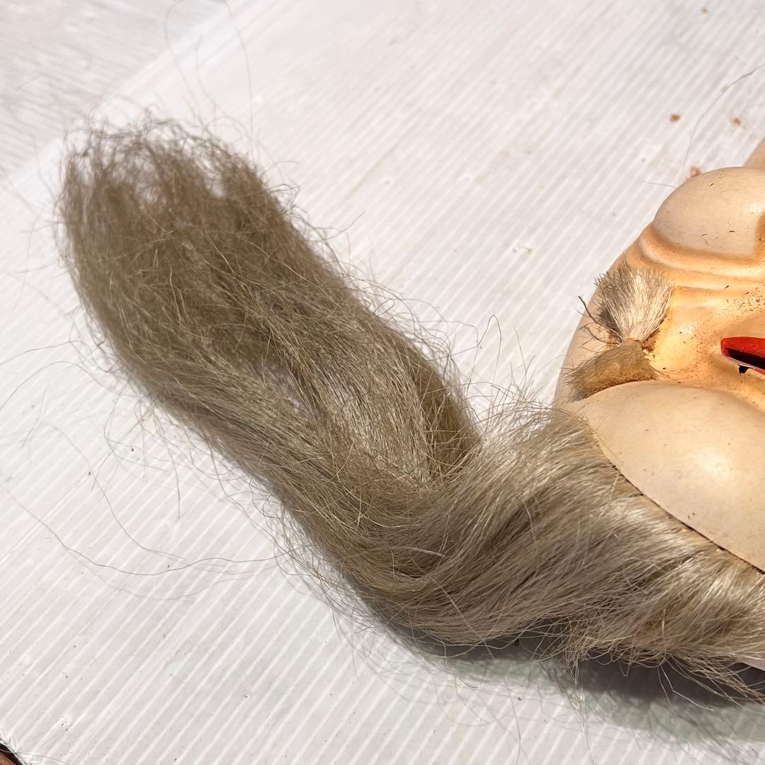 能面 翁　翁面 狂言面 神楽面 伝統芸能 日本舞踊 アンティーク 木彫 極楽堂