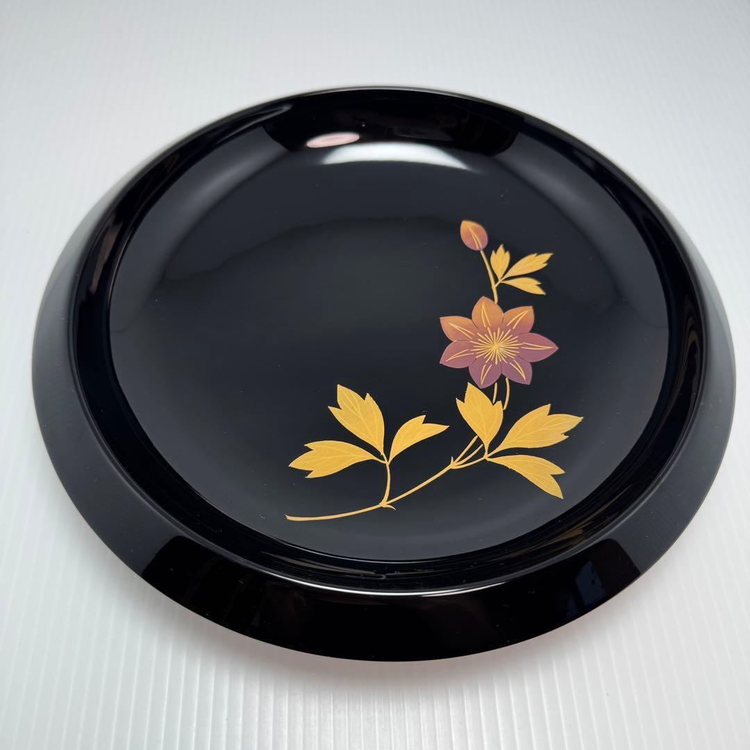 新品 輪島塗 漆皿 菓子皿 中皿 和食器 箸 セット伝統工芸 伝統工芸 輪島漆器