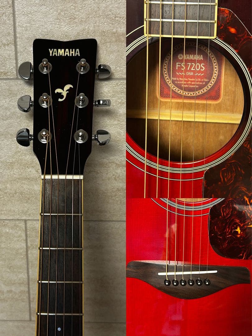 希少カラー YAMAHA FS-720S DSR トップ単板 超美品 整備済み