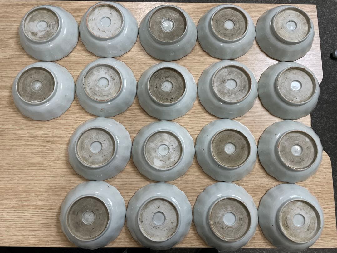 染付 なます皿 古伊万里 古美術 古道具 アンティーク 18枚 まとめ