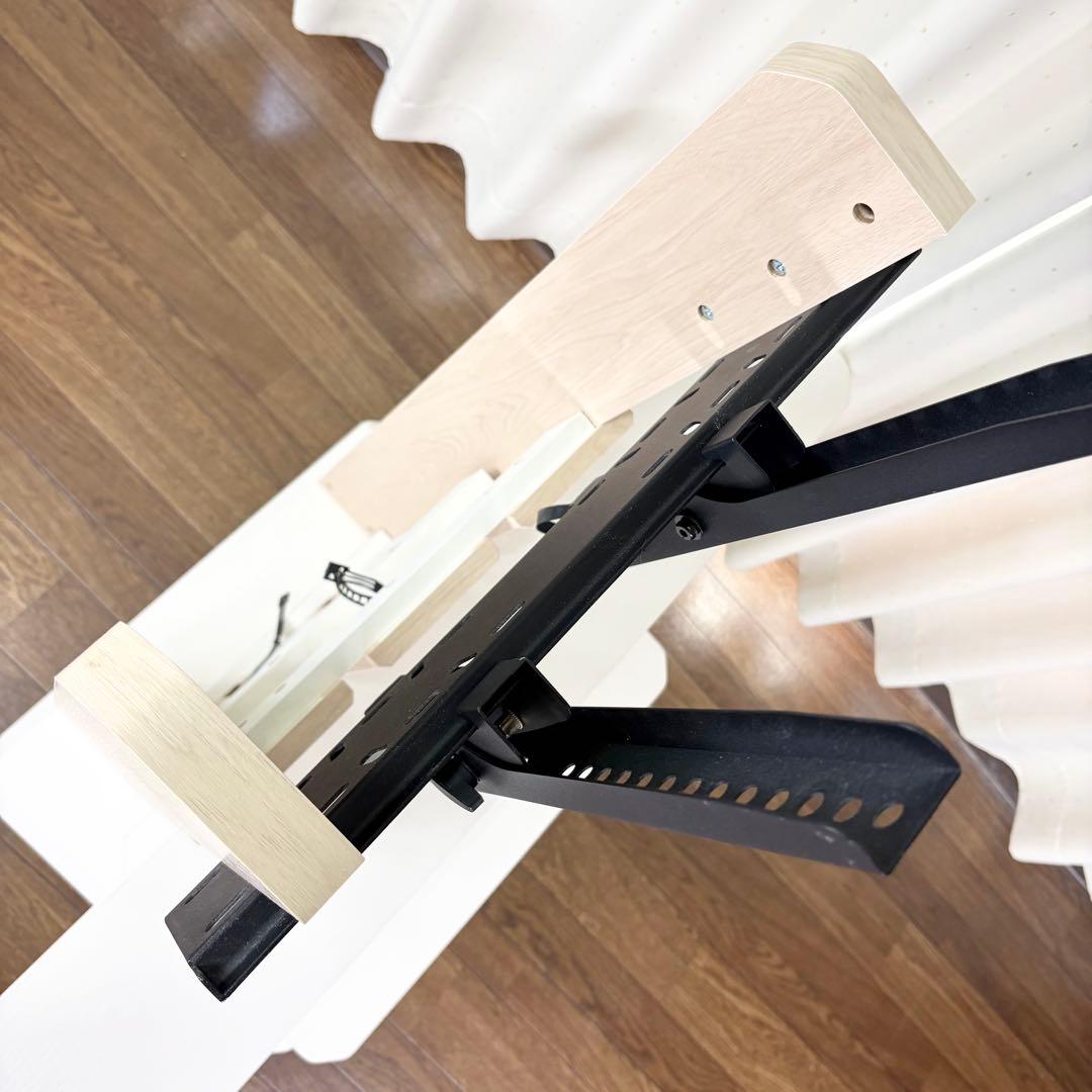 未使用級✨️朝日木材加工 壁寄せ テレビスタンド 組み立て不要