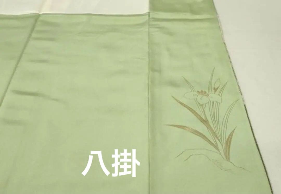 新春特別価格♦️4点フルセット　正絹　訪問着　袋帯　帯揚げ　帯締め