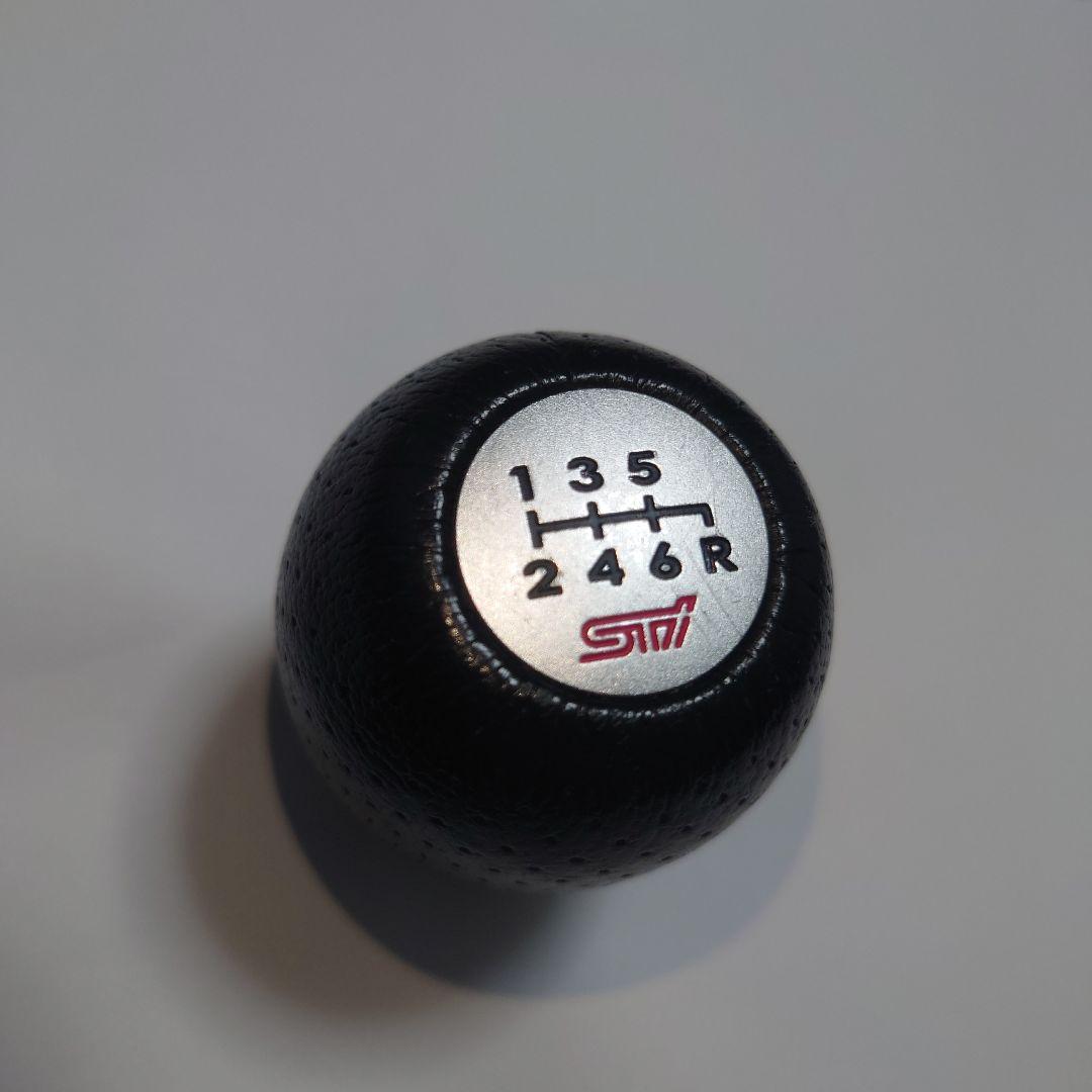 SUBARU STI シフトノブ WRX VAB パンチングレザー スバル