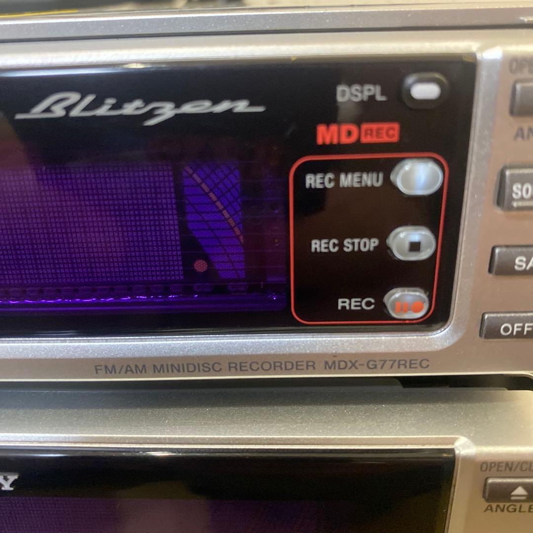 SONY MD/CDデッキ 光デジタル出力