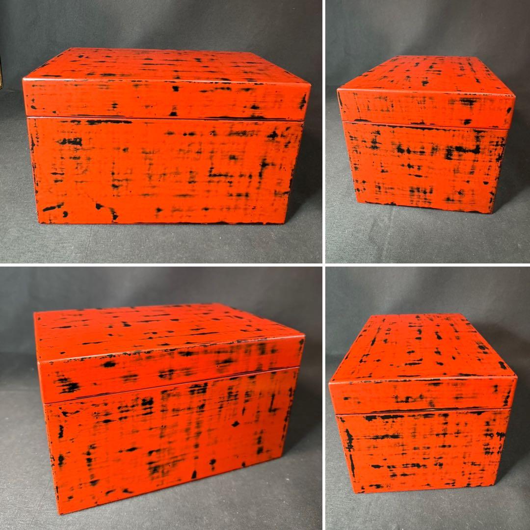 J05 送料無料　茶箱セット　塗り茶箱　茶碗　棗　香合　茶道具　茶筅 仕覆