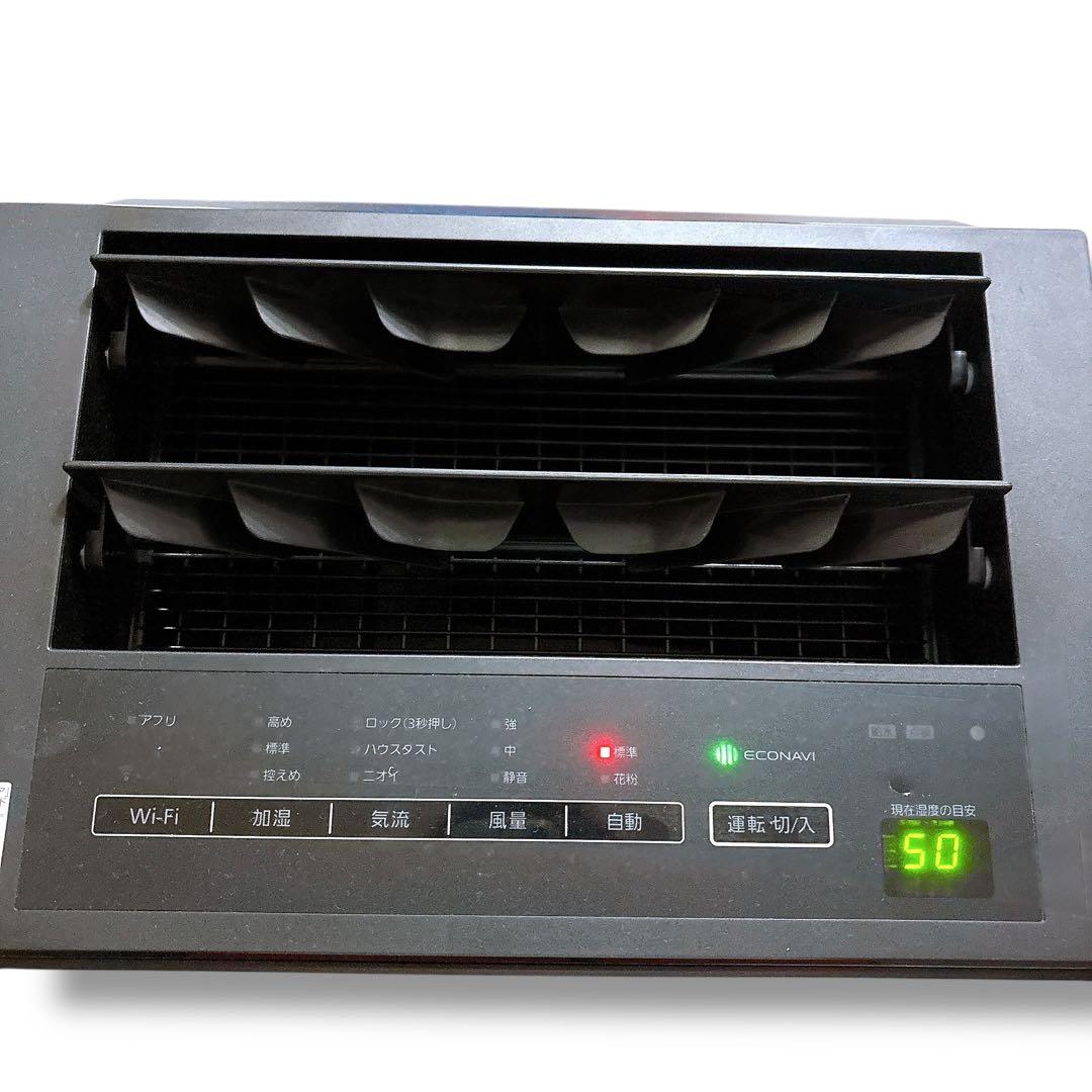 パナソニック 加湿空気清浄機 F-VXT90 2021年製 nanoeX 木目調