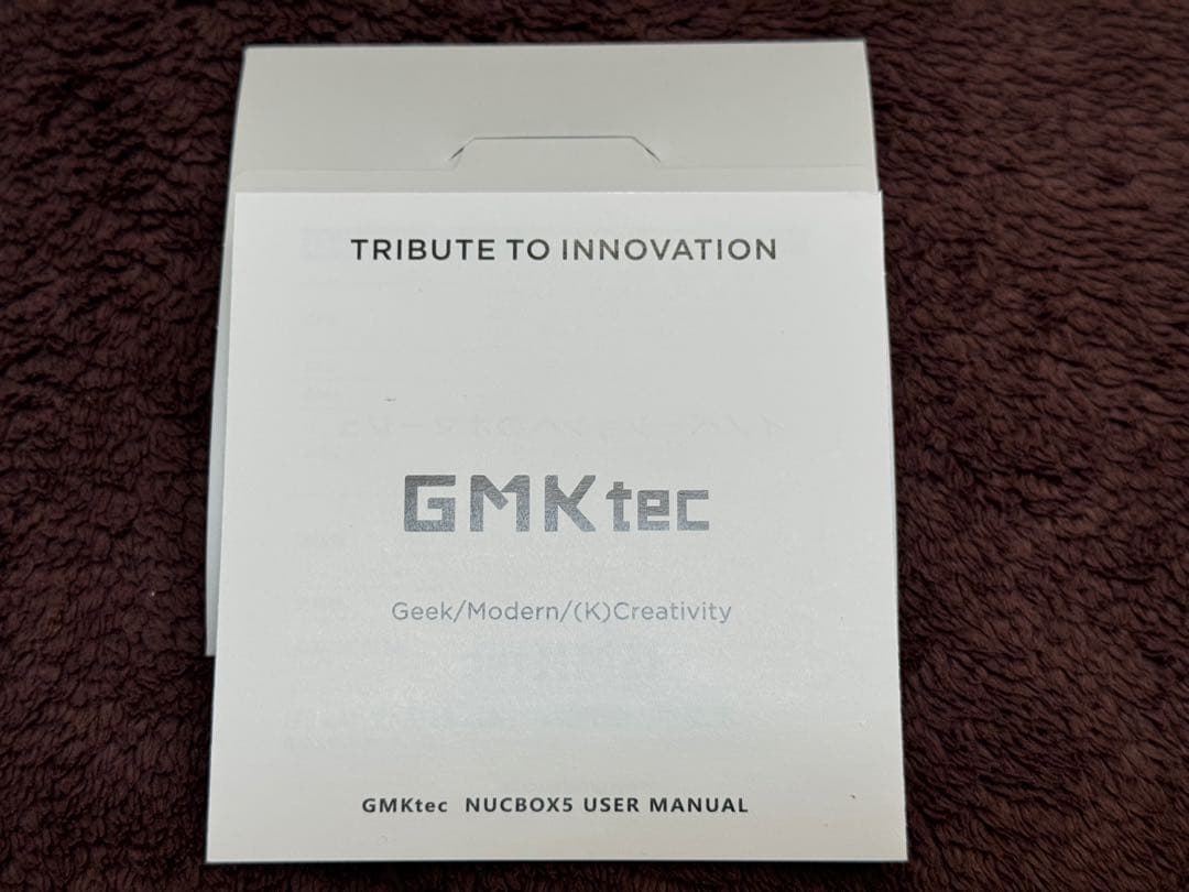 ミニPC GMKtec NucBox5 N5105 256GB 8GB WIN11 Pro