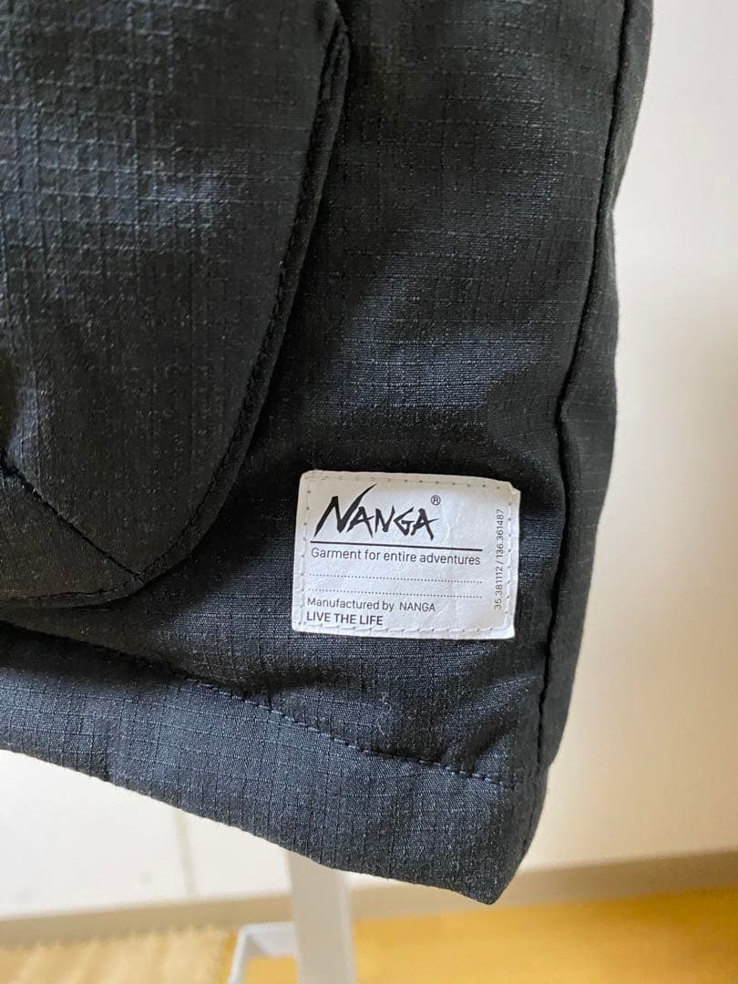 NANGA ヒノックリップストップ　インナーダウンベスト