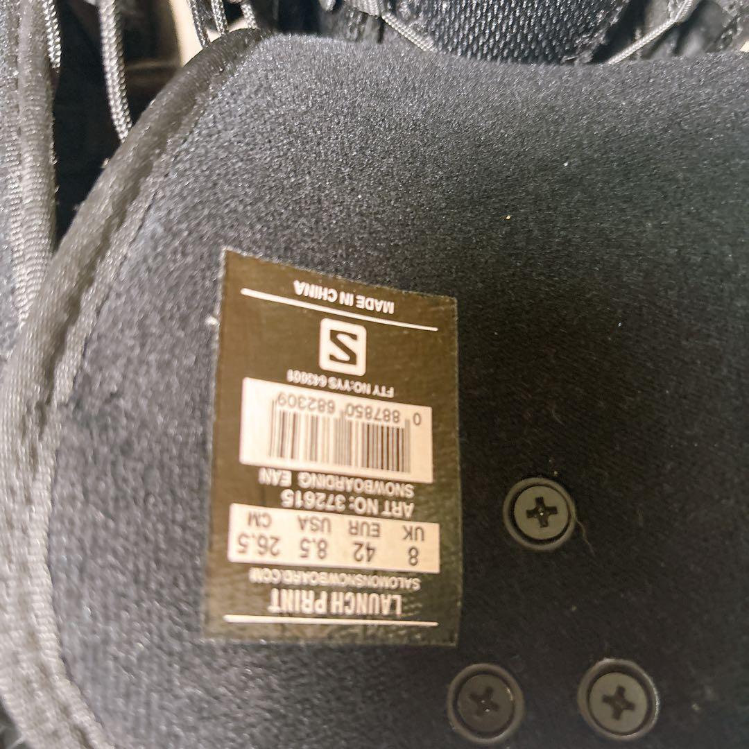 03B 26.5cm SALOMON クイックレース スノーボードブーツ