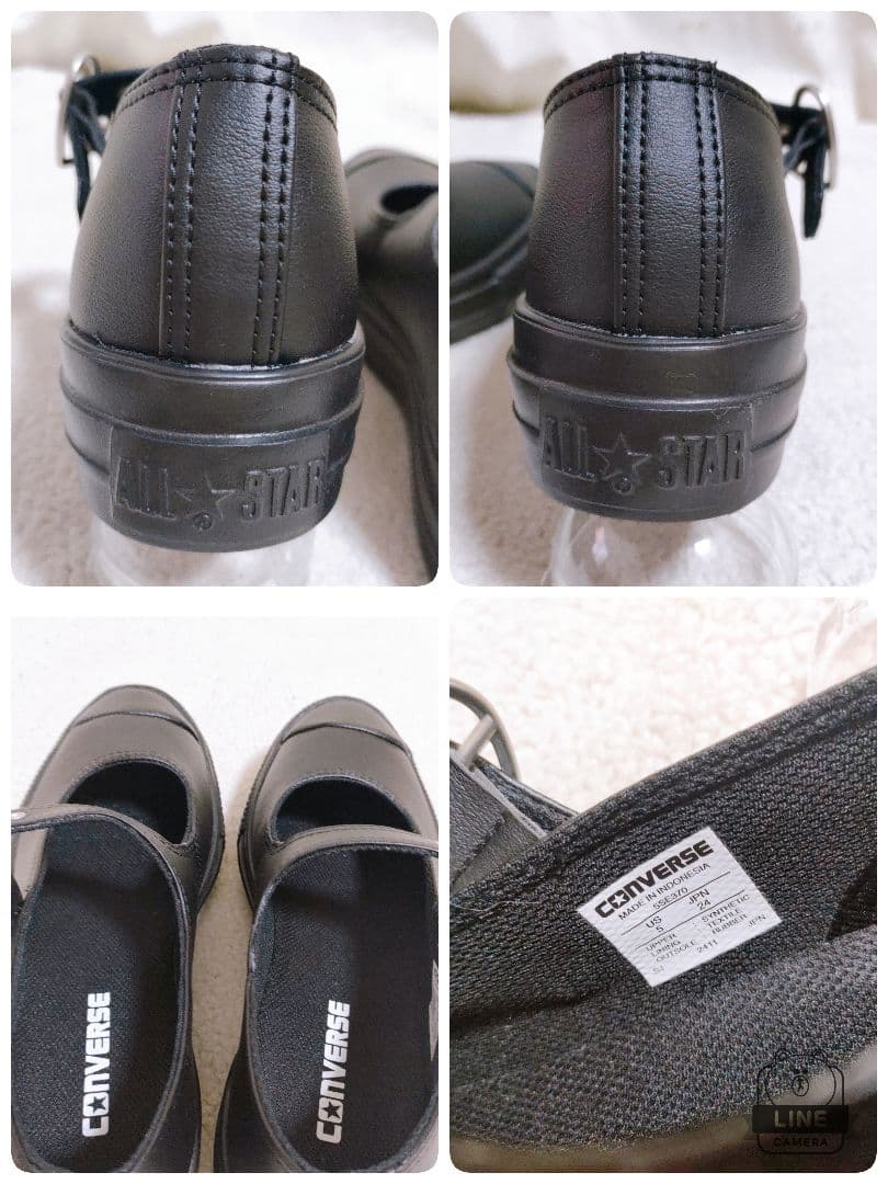 雨の日最適！オールスター　ライト　ＰＬＴＳ　ＭＪ　ハートバックル　レインシューズ