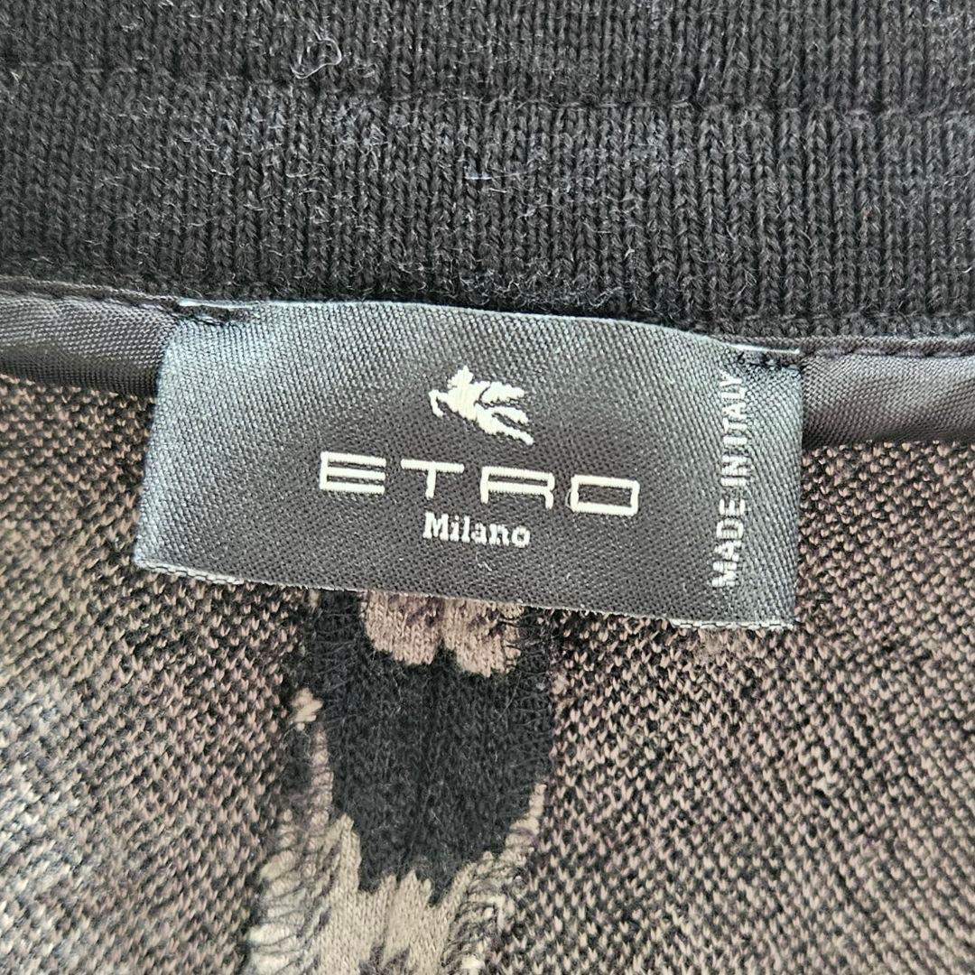 ETRO カリプソ ジャージードレス 黒 22-23秋冬 38 ワンピース