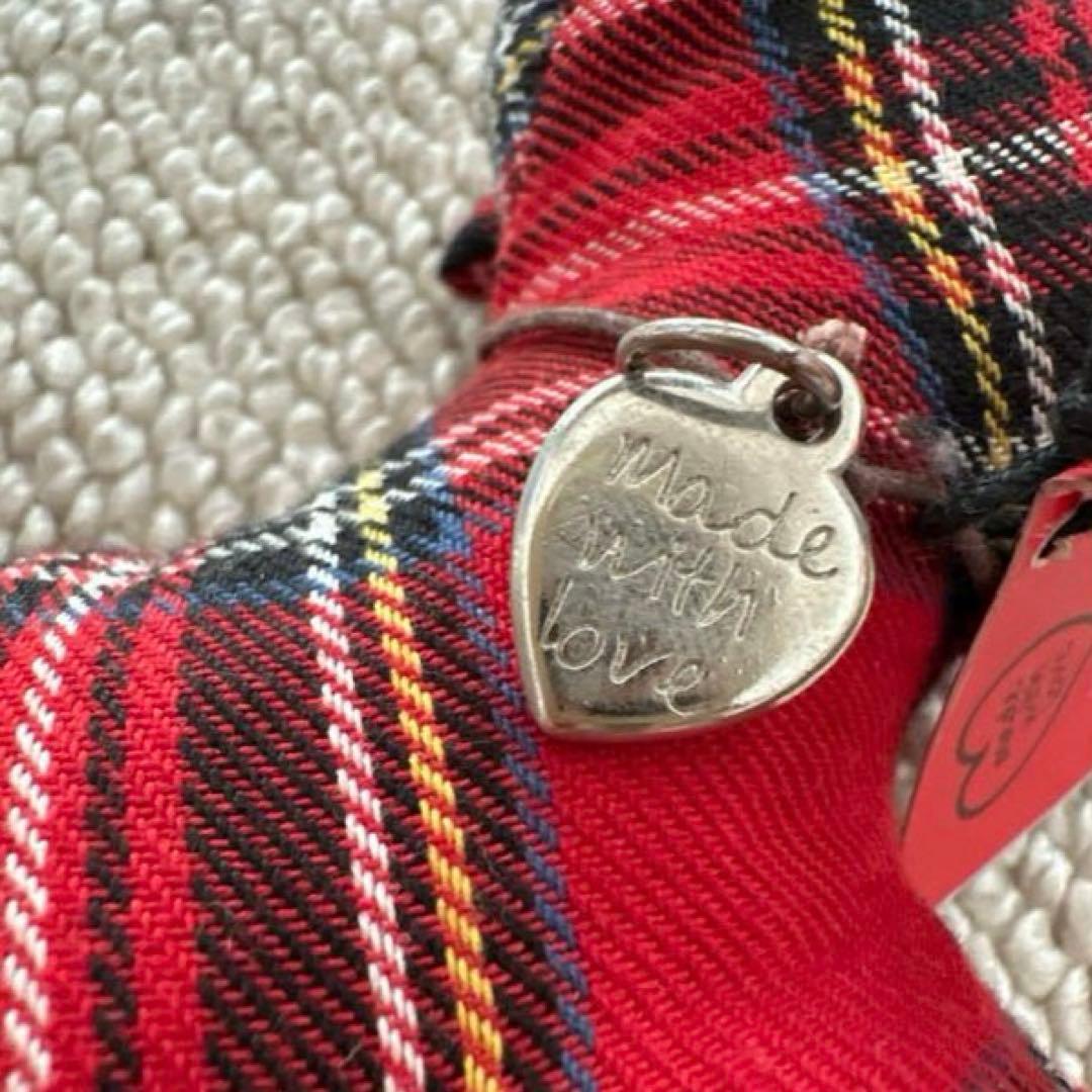 希少！モニカリチャードロンドン リトルドッグ ペーパーウェイト レッドタータン