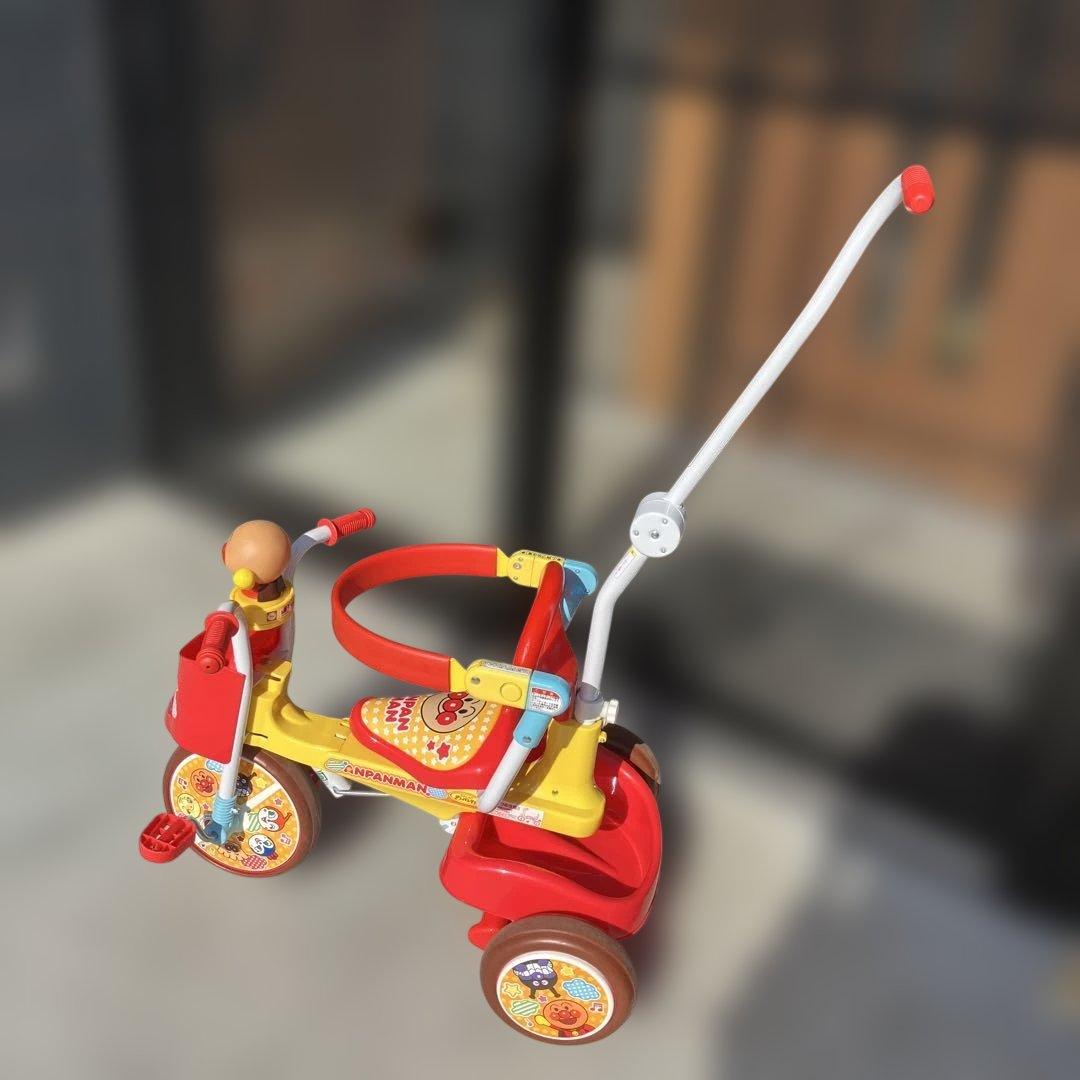 アンパンマン 折りたたみ三輪車