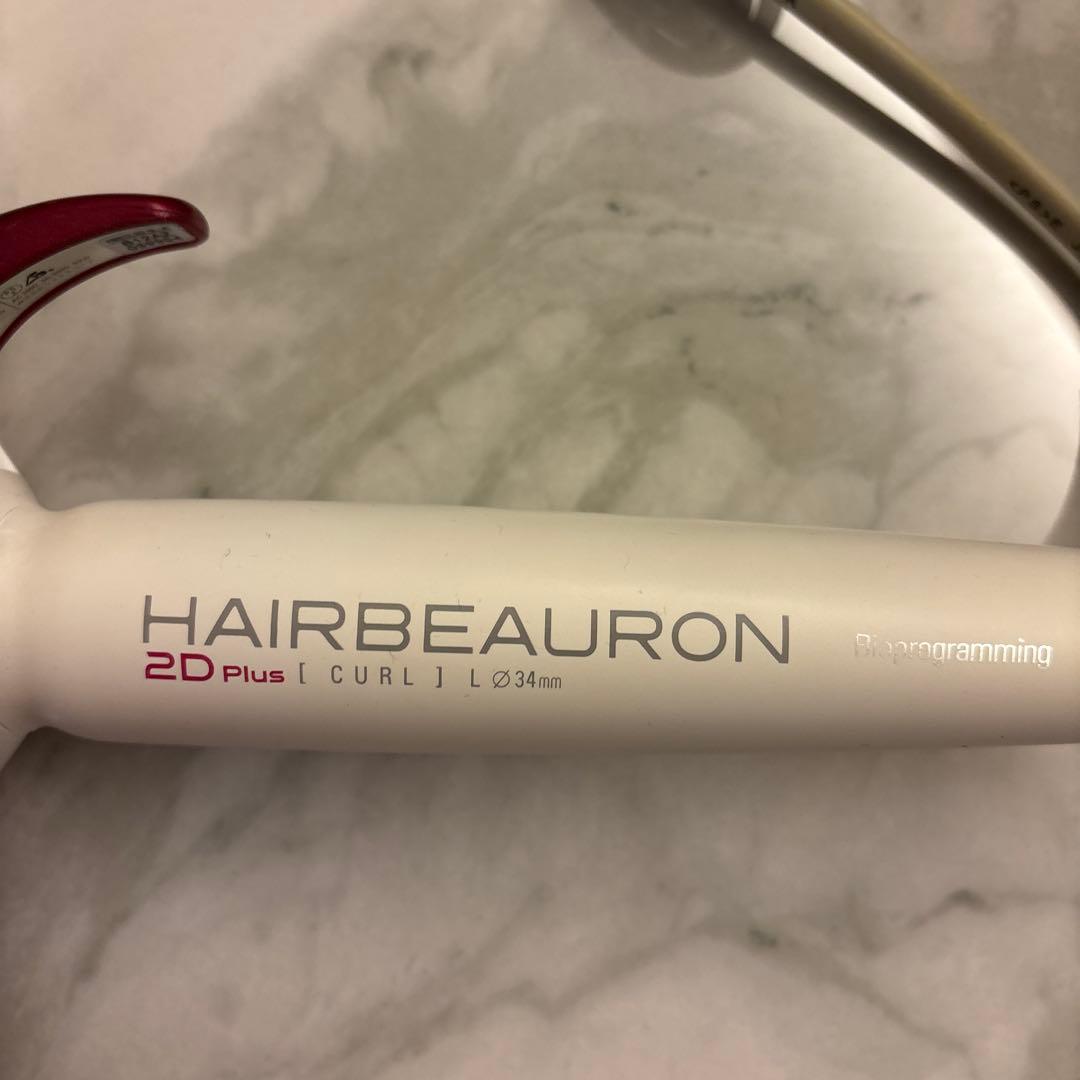 HAIRBEAURON 2D Plus CURL カールヘアアイロン 34mm