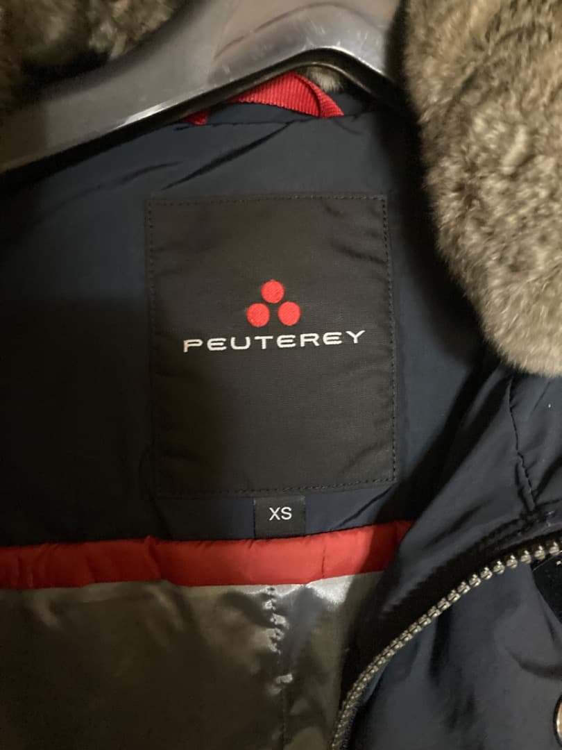 ピューテリー PEUTEREY ネイビー ダウンジャケット XS