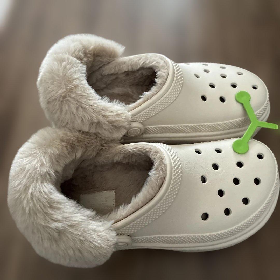 クロックス　ストンプラインドクロッグボア　23cm