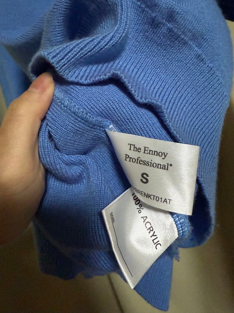 た*ん様 希少 Ennoy Round Neck Pullover スウェット