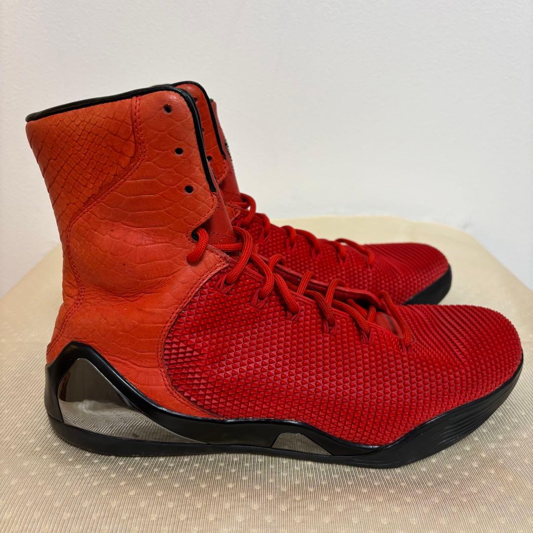 希少☆NIKE KOBE ナイキ コービー9 EXT KRM チャレンジ レッド