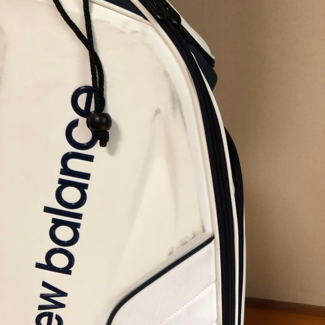 ニューバランス new balance キャディバッグ ホワイト フード付き