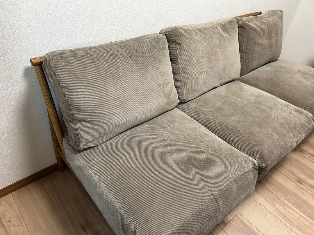 momonatural CLOUD SOFA 3P／ソファーカバー付き