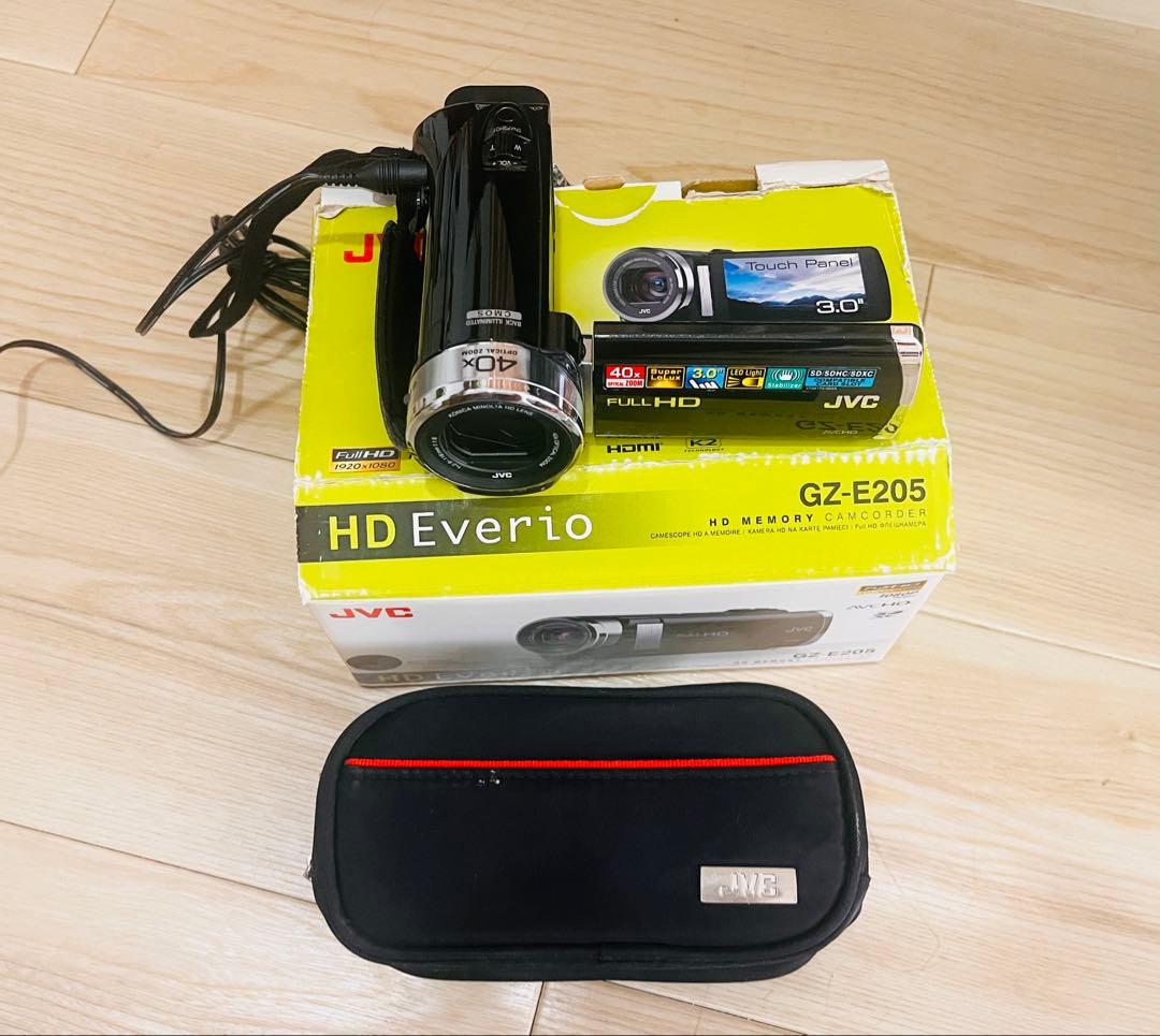 JVC HD Everio GZ-E205 ビデオカメラ