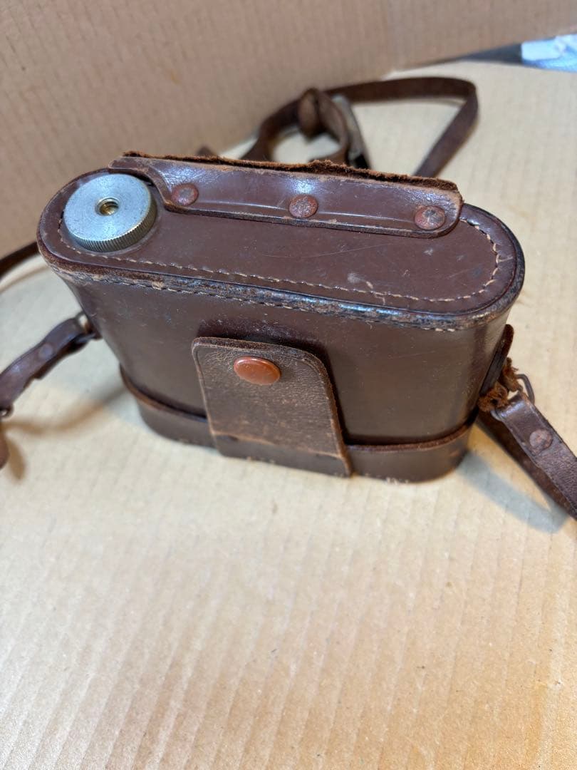 アンティークなミノルタ　蛇腹（ベローズ）カメラ　ケ-ス付き昭和レトロ 希少