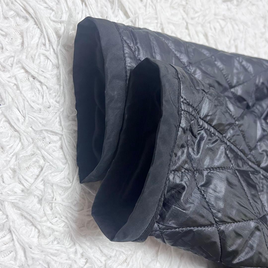 バーバリーブラックレーベル モッズコート タヌキファー キルティングライナー付き