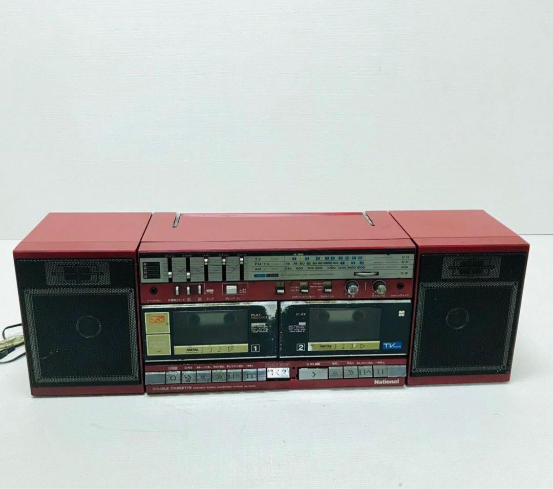 National RX-CW50ダブルカセットコンポ　動作品